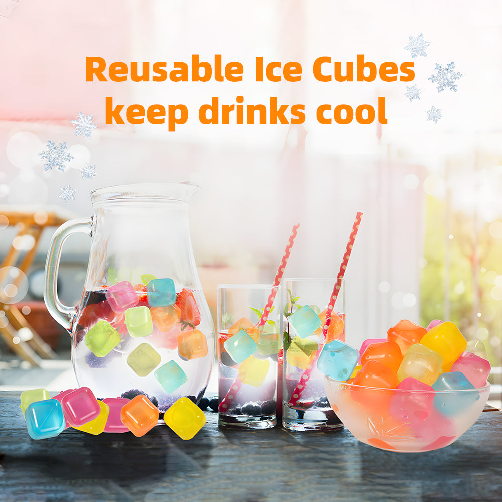 20PCS Reusable Ice Cubes