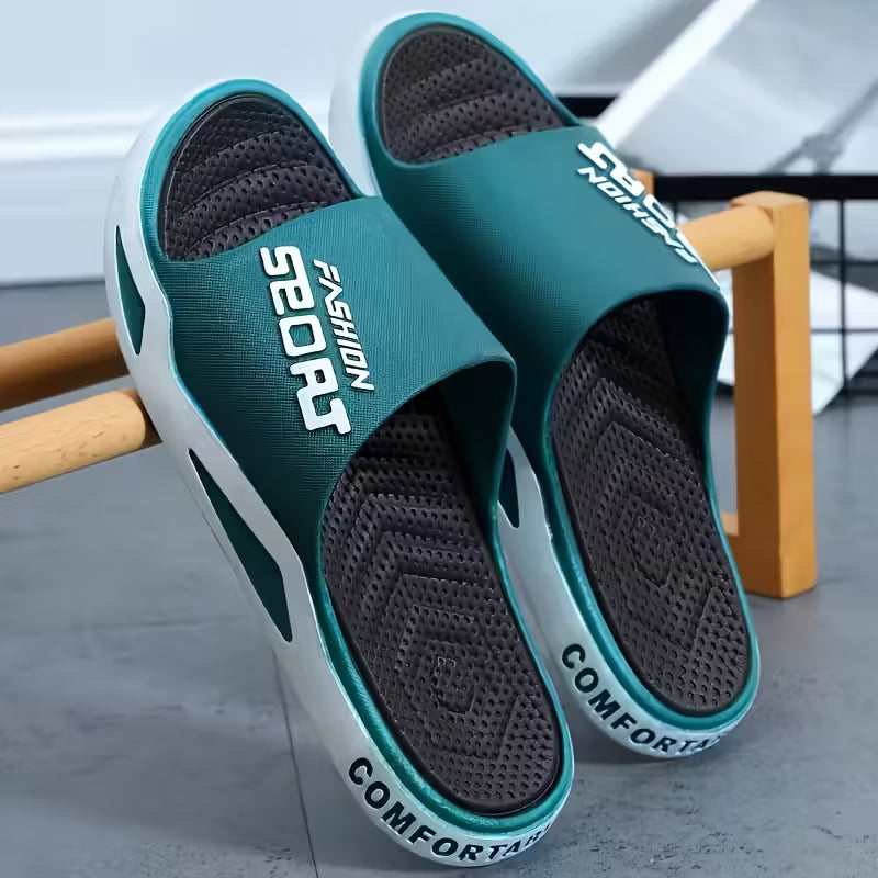 Men's "SPORT" Graphic Flip-Flops