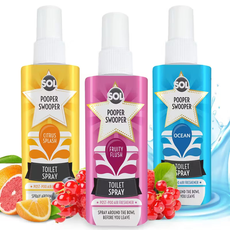 3 Pack Toilet Spray 60ml