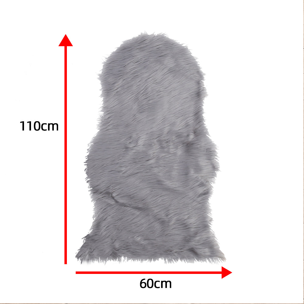 Large Faux Fur Sheepskin Rug