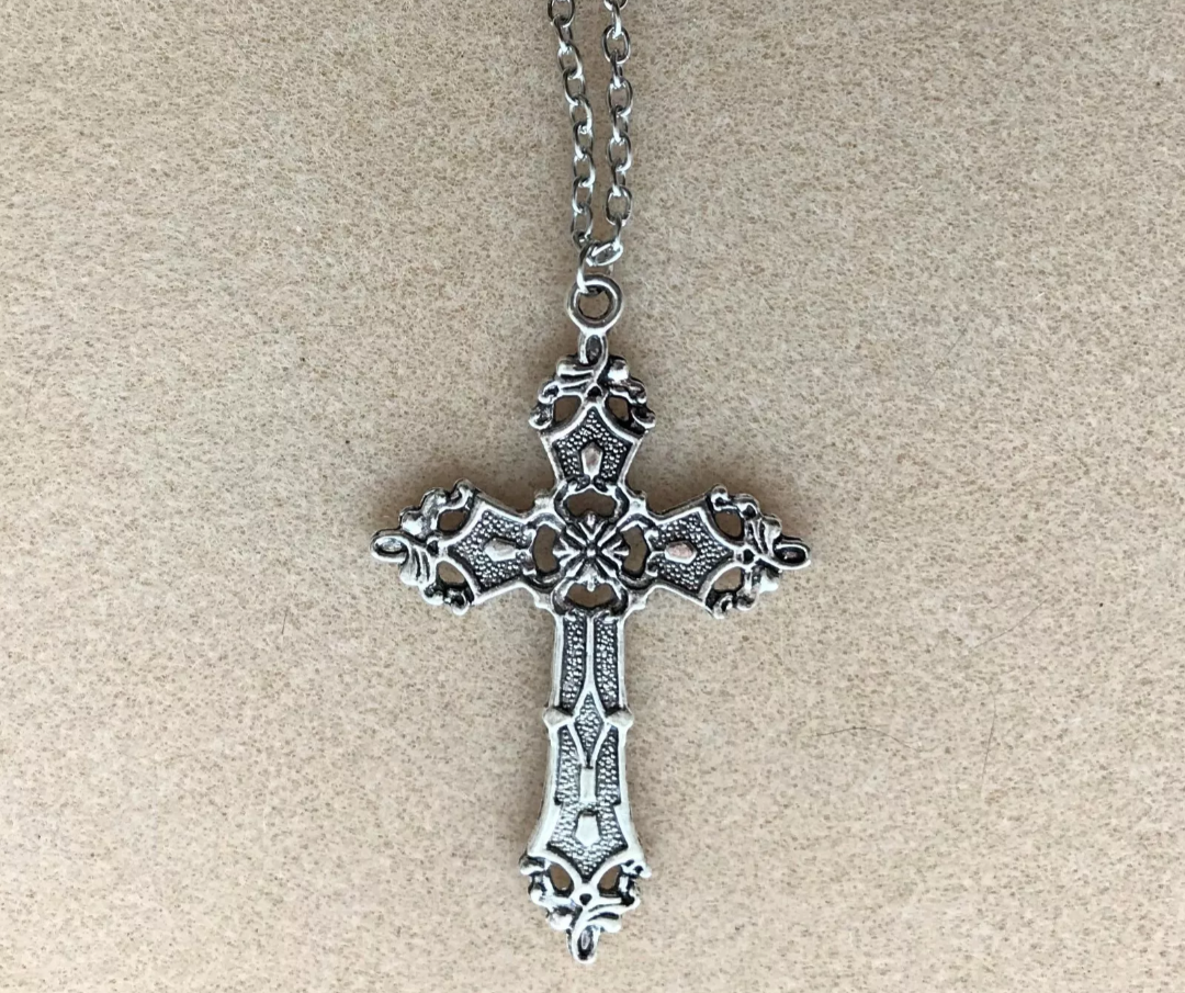Large Cross Gothic Pendant Chain LIMITED STOCK