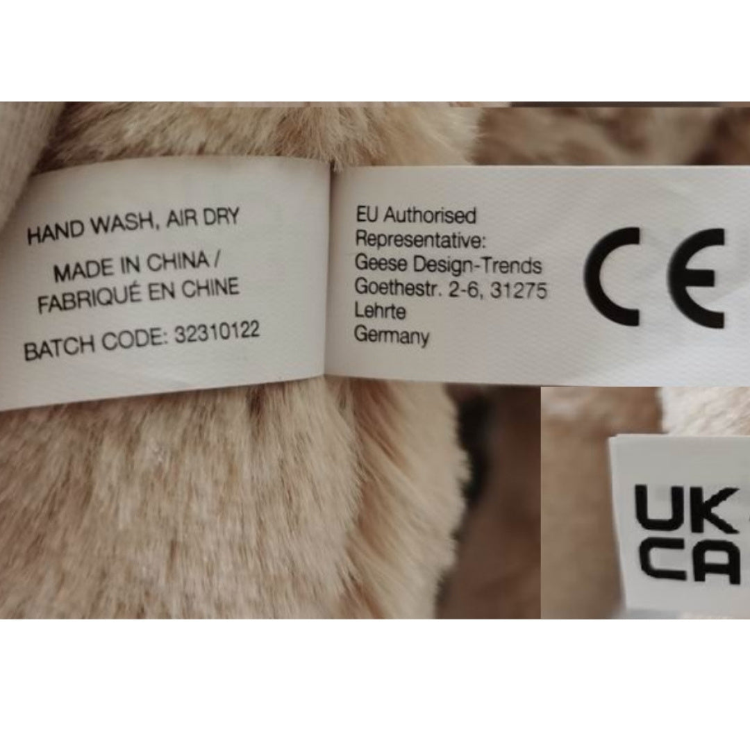 Personalised Luxury Teddy Bear | Pink Flower Heart T-Shirt