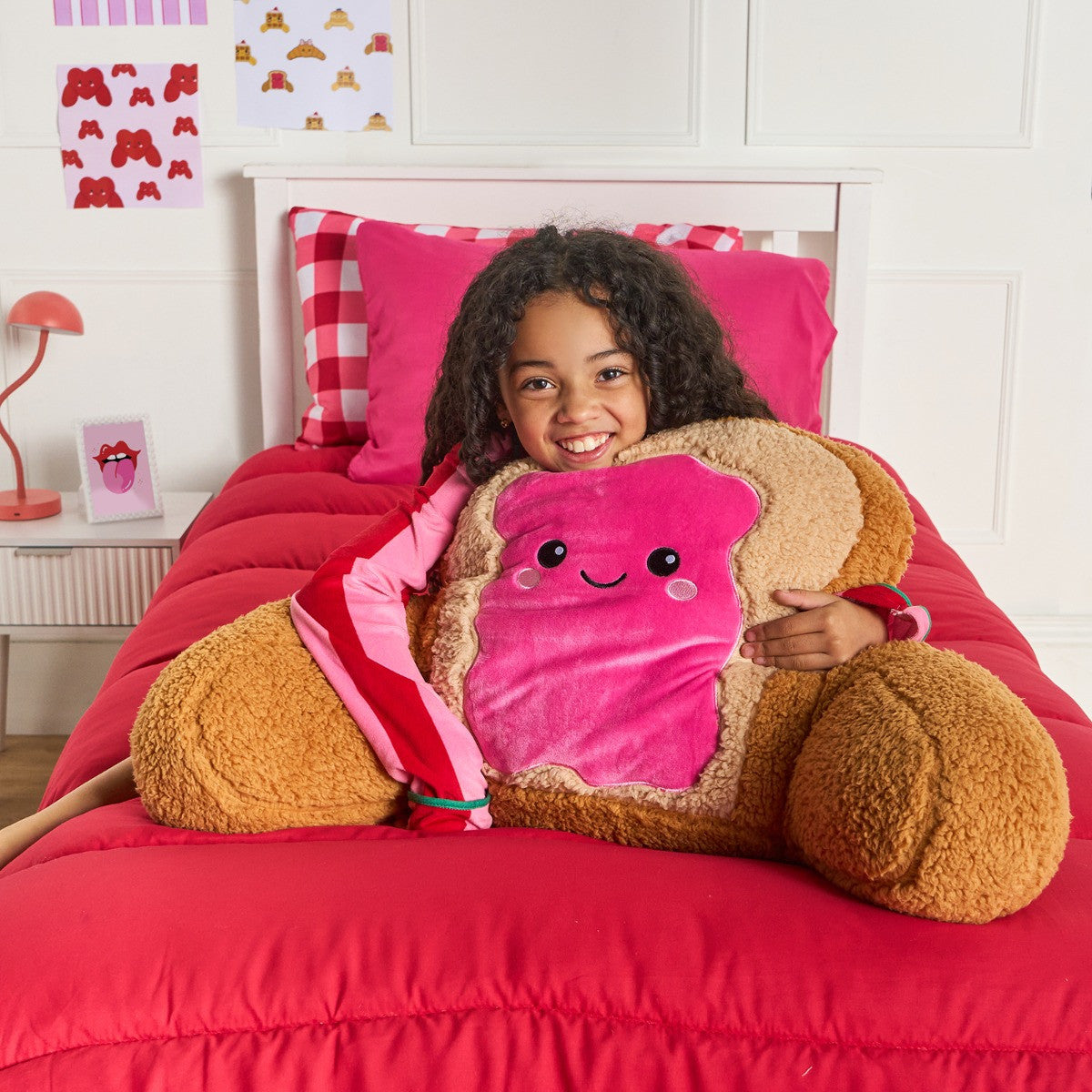 Rosie The Jam Toast Cuddle Cushion