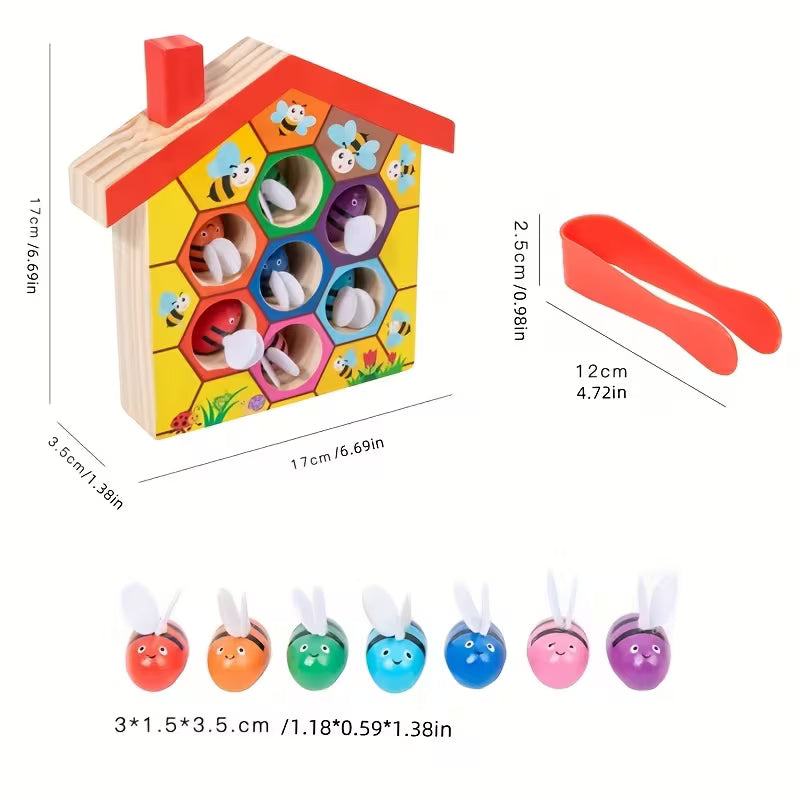 Wooden Bee Puzzle Toy