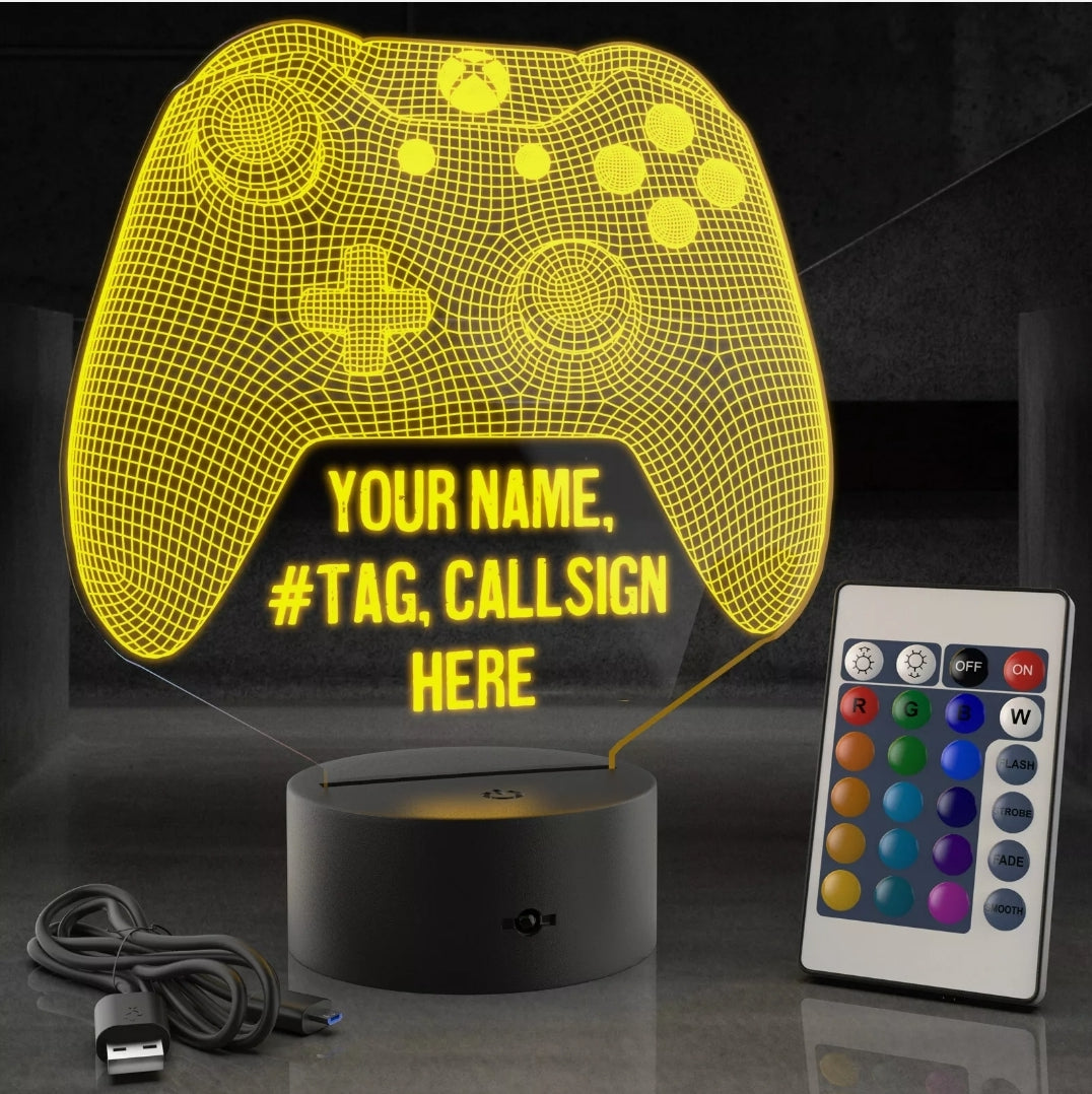 Personalised Xbox LED Multi Colour Gaming Light
