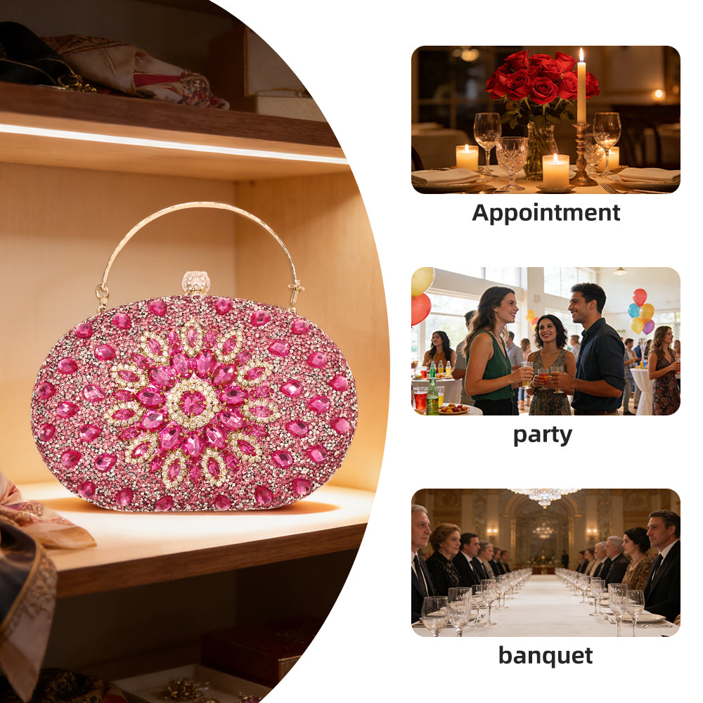 Rhinestone Clutch Purses