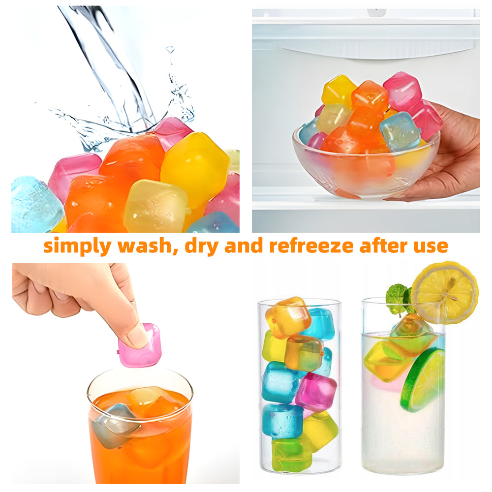 20PCS Reusable Ice Cubes