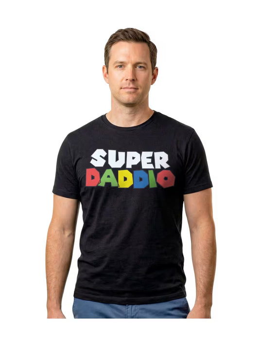 Funny Super Daddio Graphic T-Shirt