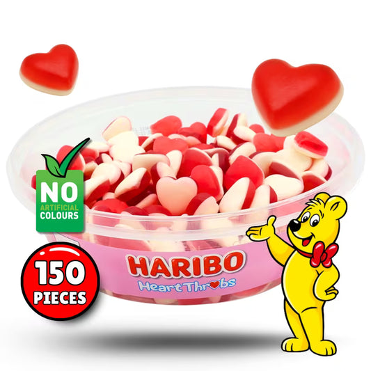 Haribo Heart Throbs Tub – 480G