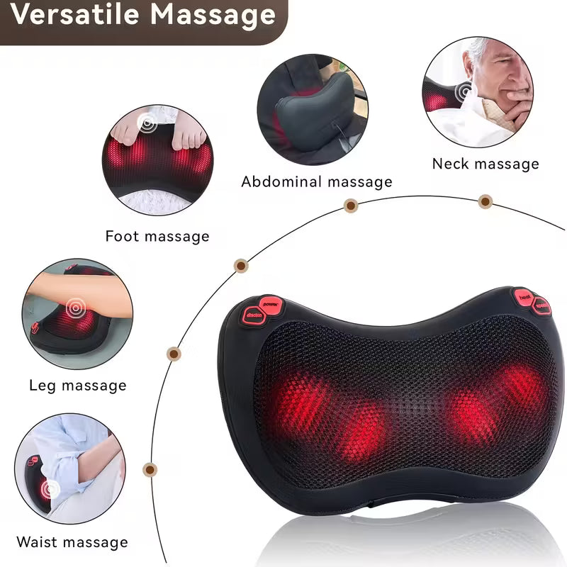 Back Massager With Heat, Massage Pillow