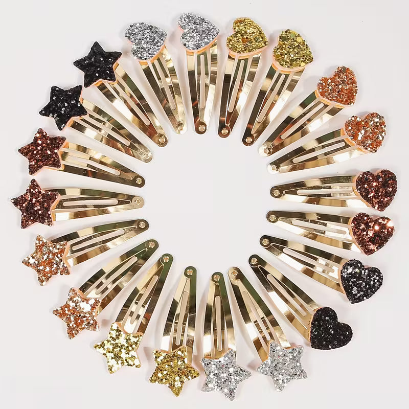 20 Cute Sequined Star Hairpins