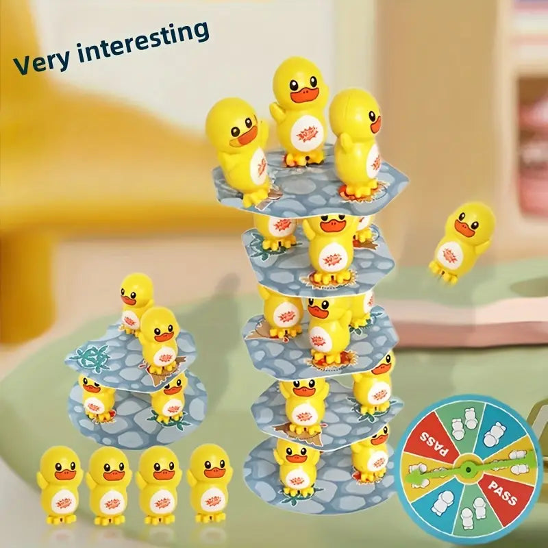 interactive duck stacking tower board game