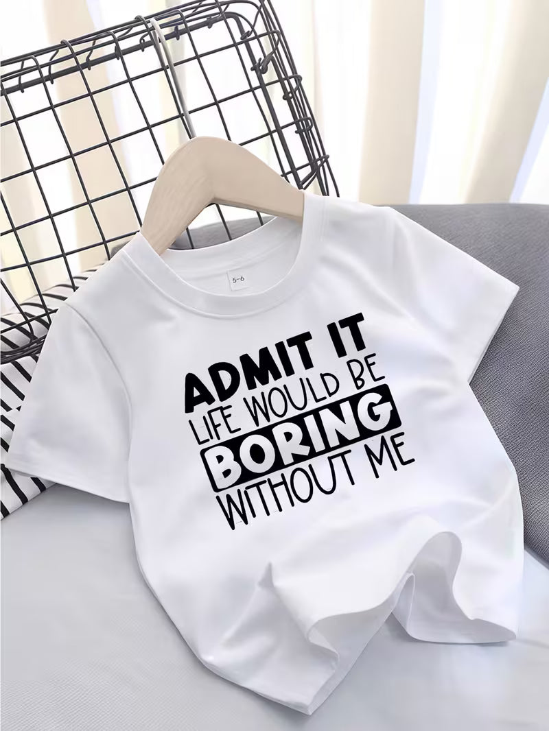 Girls' Short Sleeve Casual T-Shirt