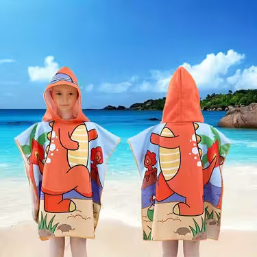 A Beach Hooded Towel