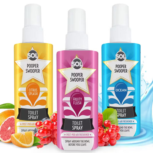 3 Pack Toilet Spray 60ml