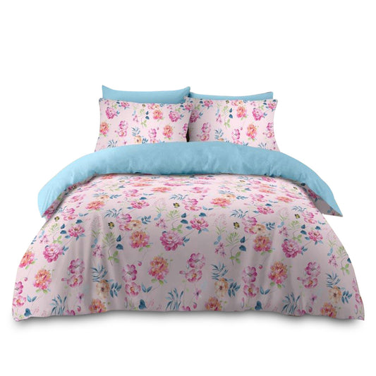 Spring Flowers Reversible Duvet Set