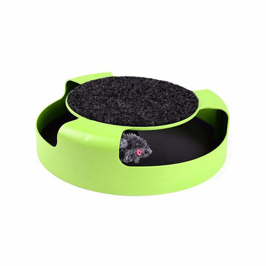 Catch The Mouse Interactive Teasing Kitten Toy with Scratch Board