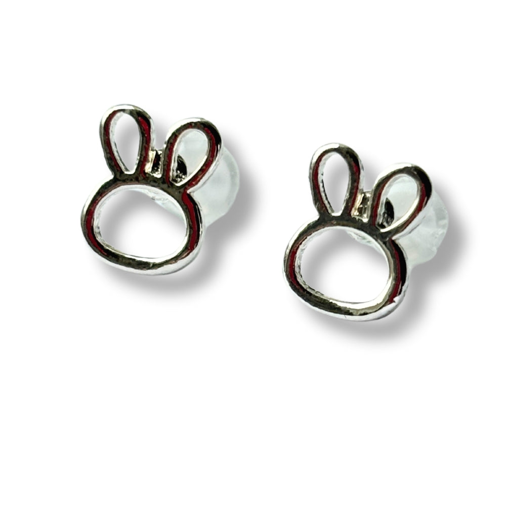 Hollow Bunny Stud Earrings