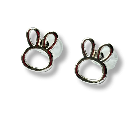 Hollow Bunny Stud Earrings