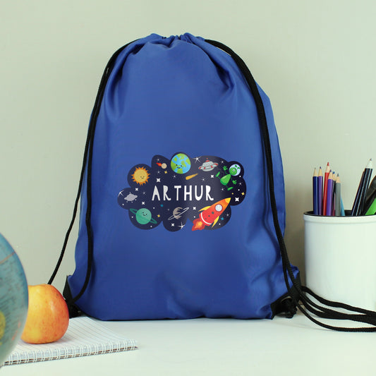 Personalised Space Swim Bag