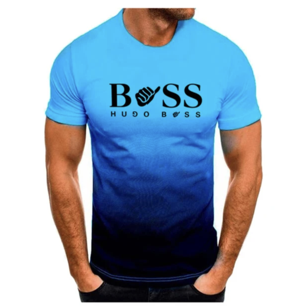 Mens Boss Gradient Tshirt