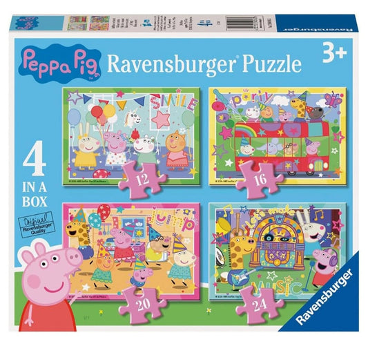 Peppa Pig 4 in a Box Jigsaw Puzzles