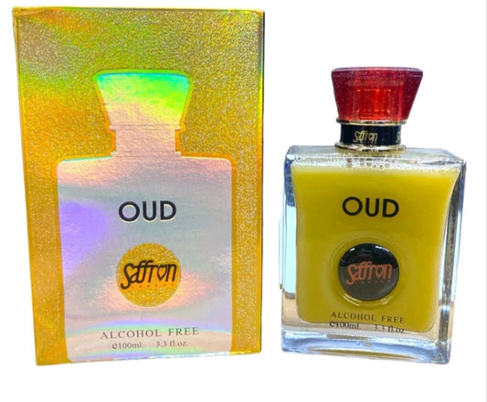 100 ML Oud Saffron Alcohol-Free Perfume