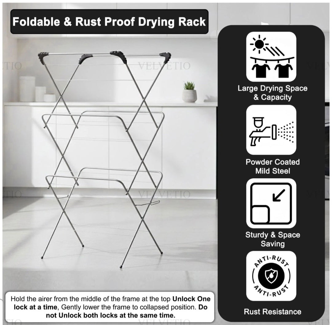 3 Tier Clothes Dryer Airer
