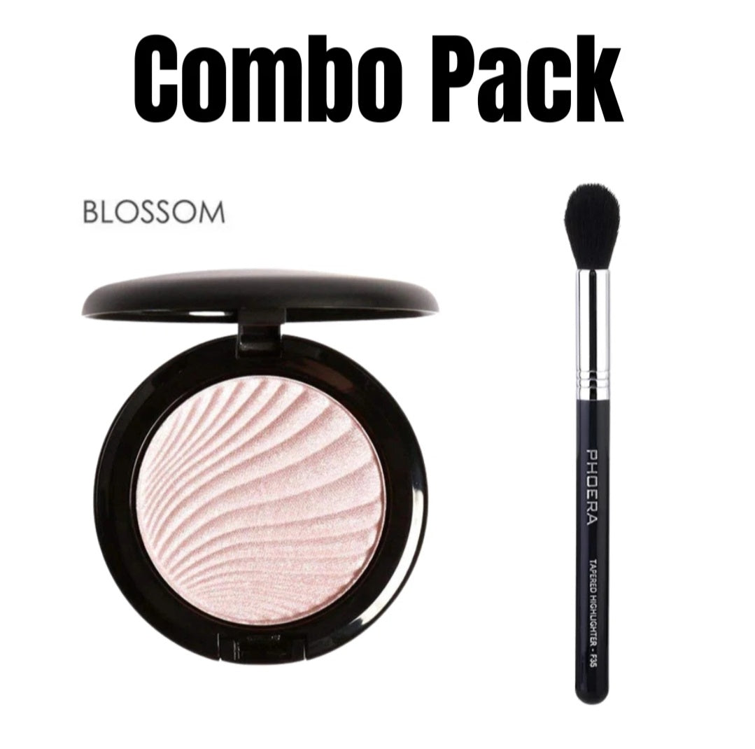 Highlighter Powder with Highligter Brush