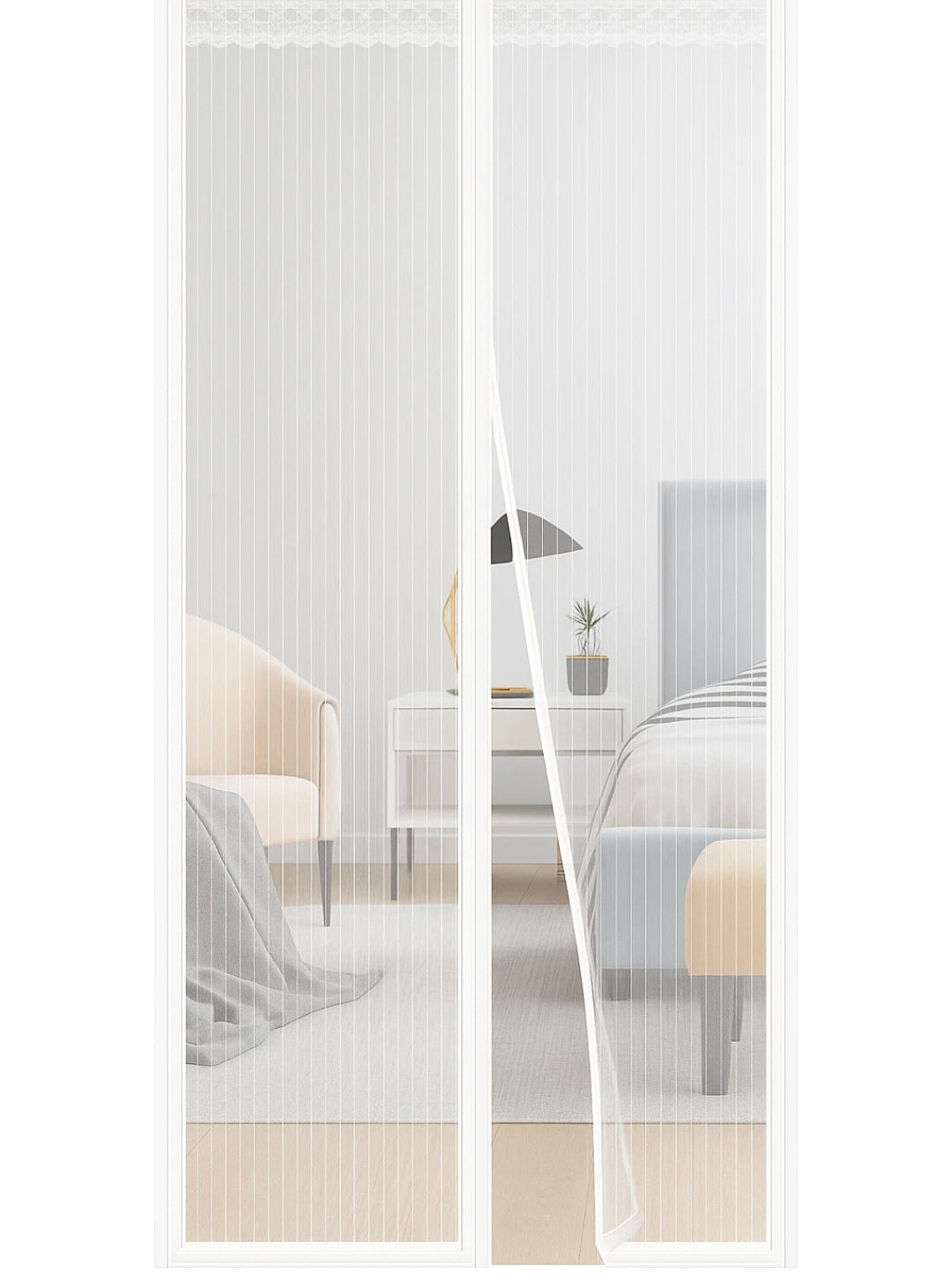 Premium Magnetic Mesh Door Screen