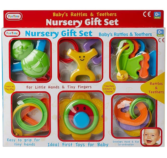 Baby Rattles & Teethers Nursery Gift Set