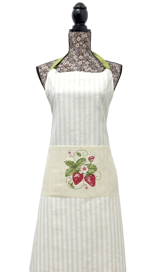 Strawberries Chefs Apron