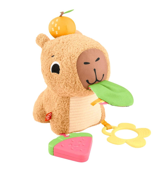 Fisher-Price Baby Sensory Capybara Plush Toy