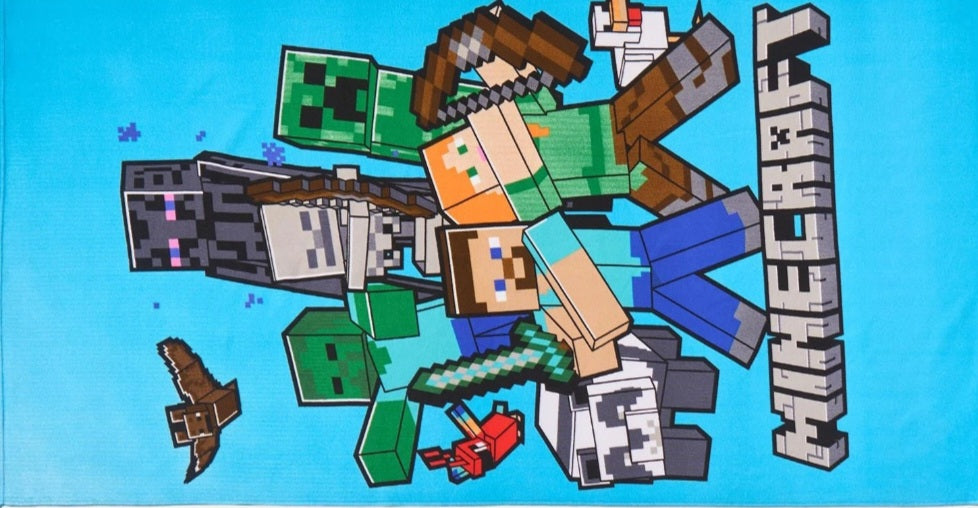 Minecraft Beach Towel