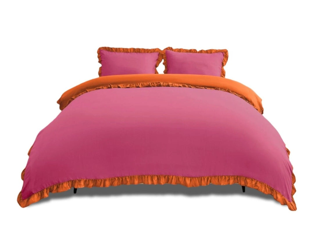 Luxury Frill Duvet Cover Set