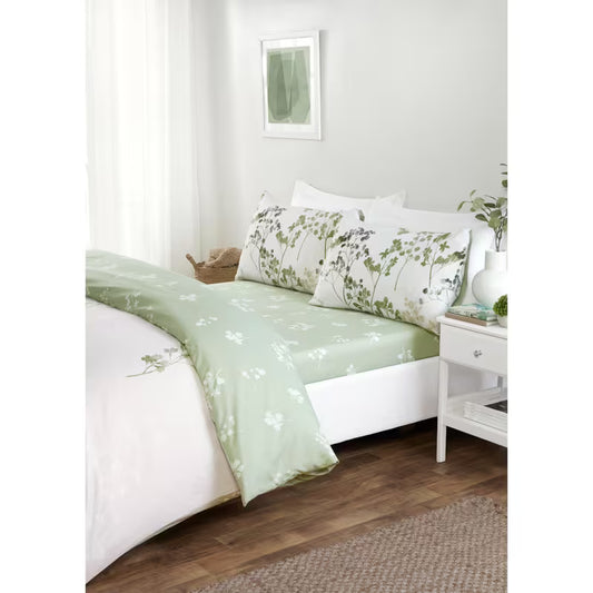Shadow Green Botanical Complete Bedding Set
