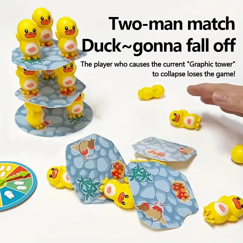 interactive duck stacking tower board game
