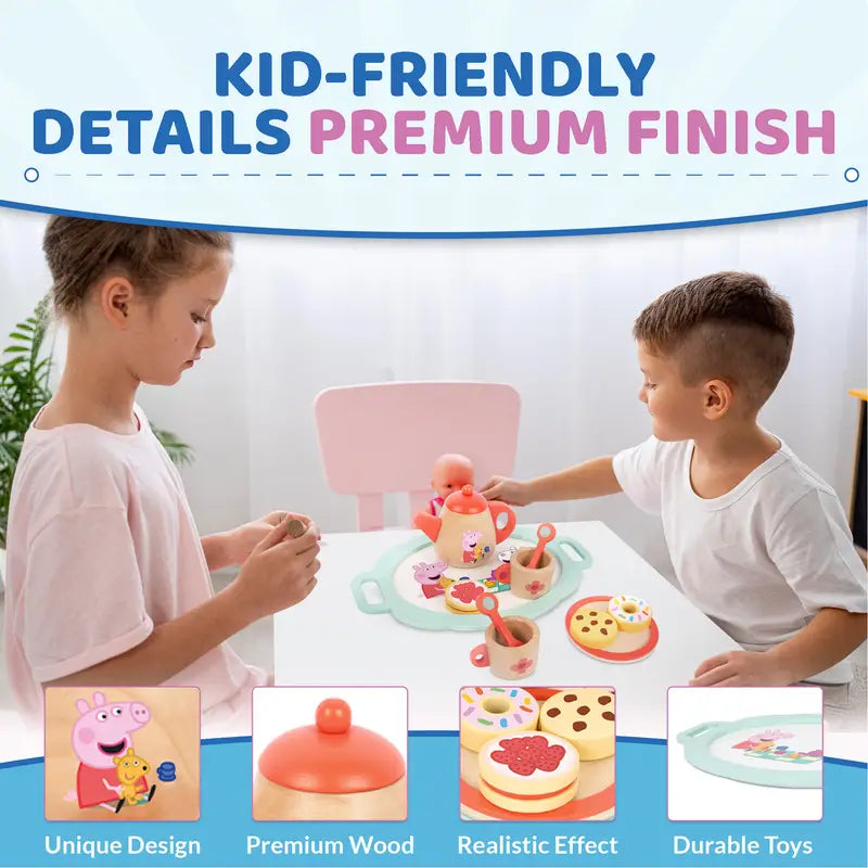Peppa Wooden Tea Set