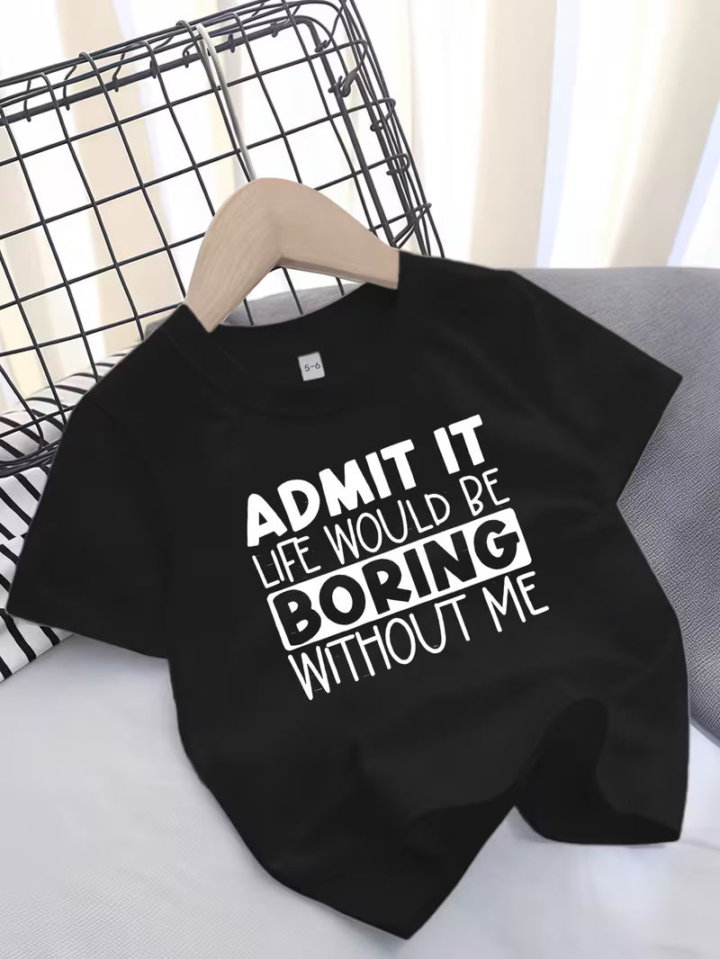 Girls' Short Sleeve Casual T-Shirt