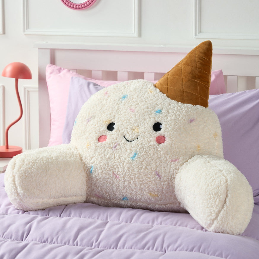 Scoops The Ice Cream Cuddle Cushion - White