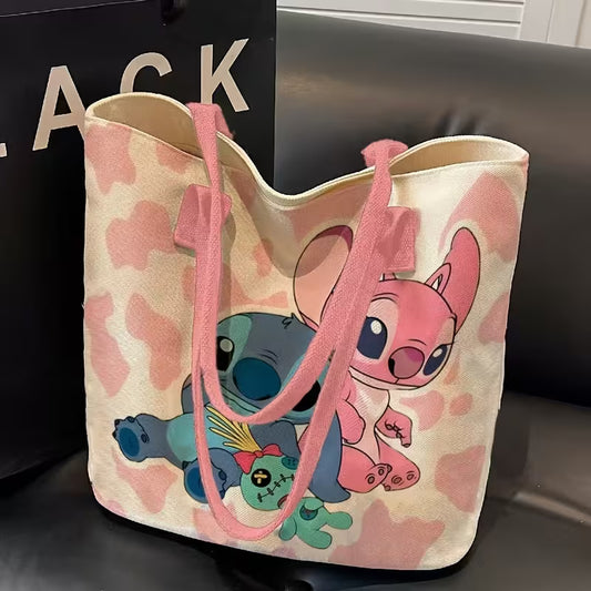 Stitch Letter Print Bag