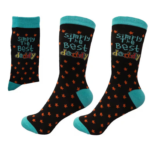 Simply The Best Daddy Novelty Socks