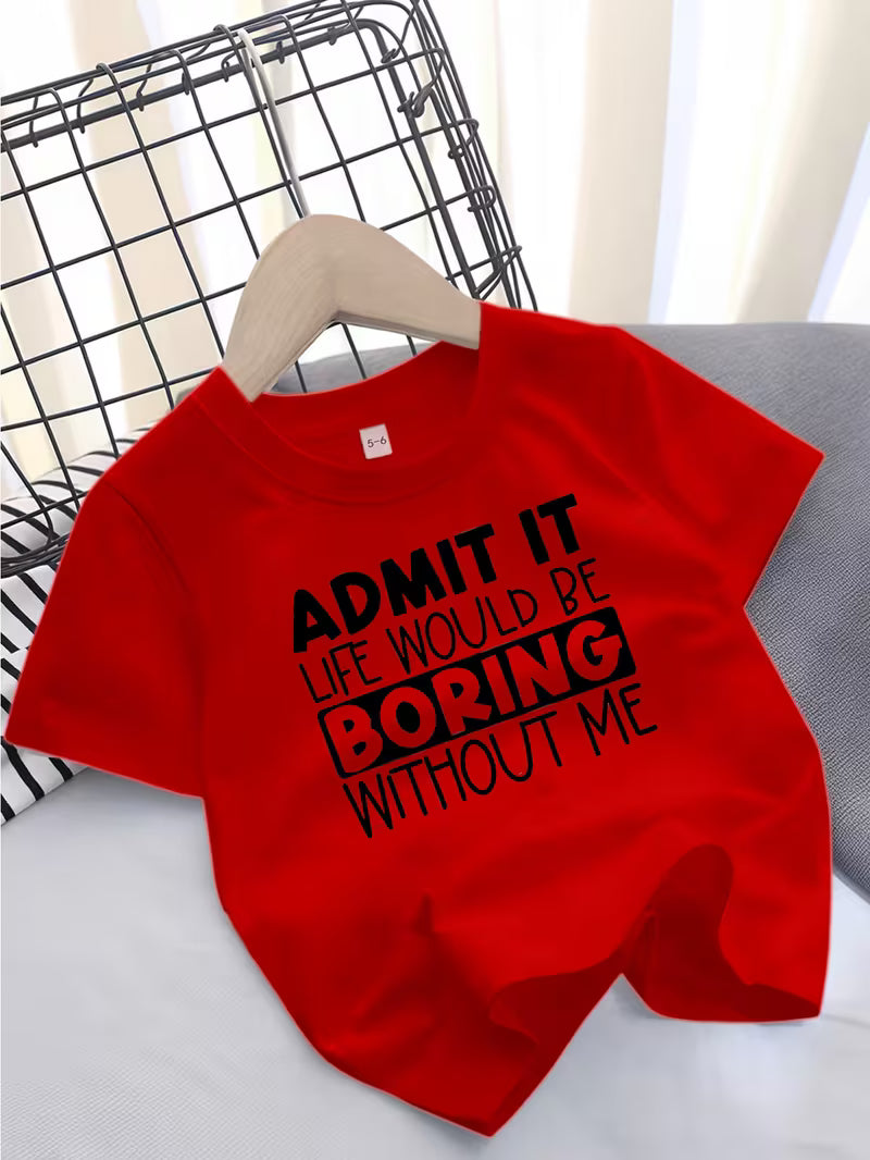 Girls' Short Sleeve Casual T-Shirt