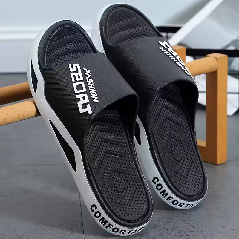 Men's "SPORT" Graphic Flip-Flops