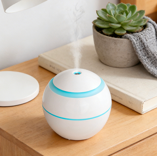 200mL Aroma Mist Diffuser with Soft Light Jasmine Fragrance Oil