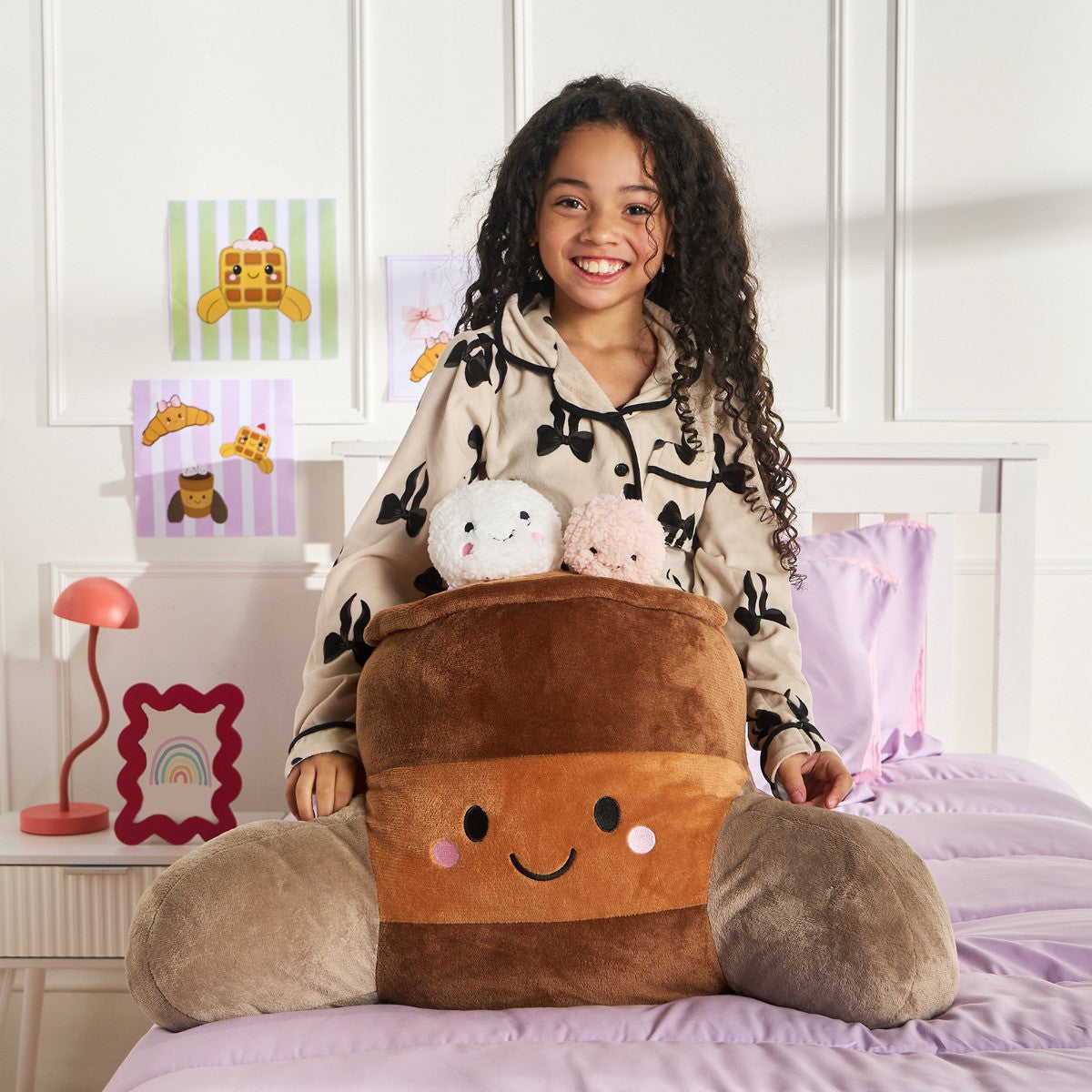 Hugo The Hot Chocolate Cuddle Cushion