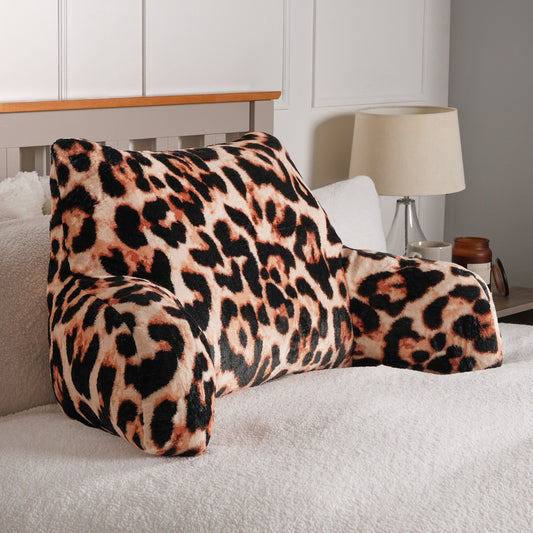 Leopard Cuddle Cushion - Natural