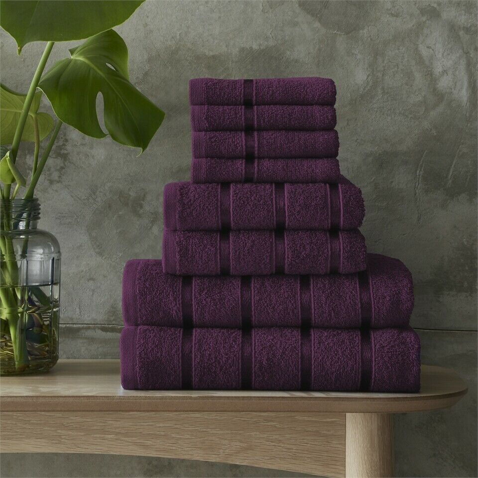 8Pc Luxury Egyptian Cotton Towel Bale