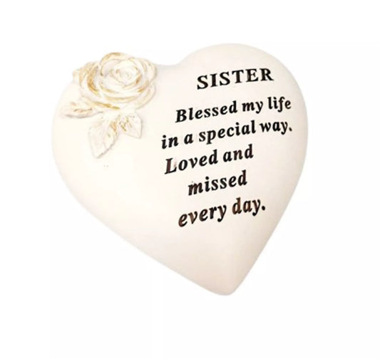 In Loving Memory Sister Plaque