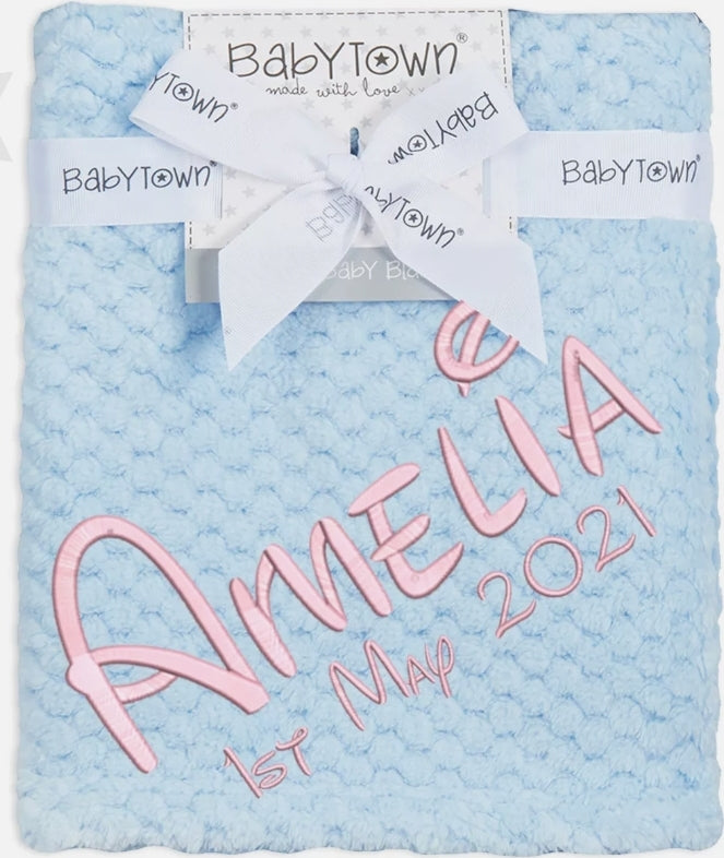 Personalised Baby Blanket